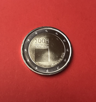 2 Euro Gedenkmünze Slowenien 2019 100 Jahre Universität Laibach