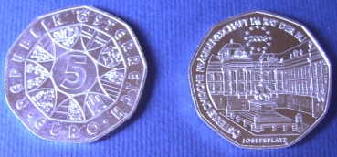 5 Euro Silbermünze Österreich 2006 EU-Präsidentschaft