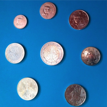 Euro Kursmünzensatz KMS Frankreich aus 1999 - 2001