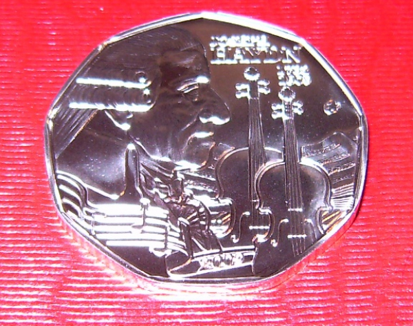 5 Euro Silbermünze Österreich 2009 Joseph Haydn