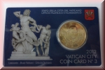Coincard Vatikan 2012 mit 50 Cent Papst Benedikt XVI.